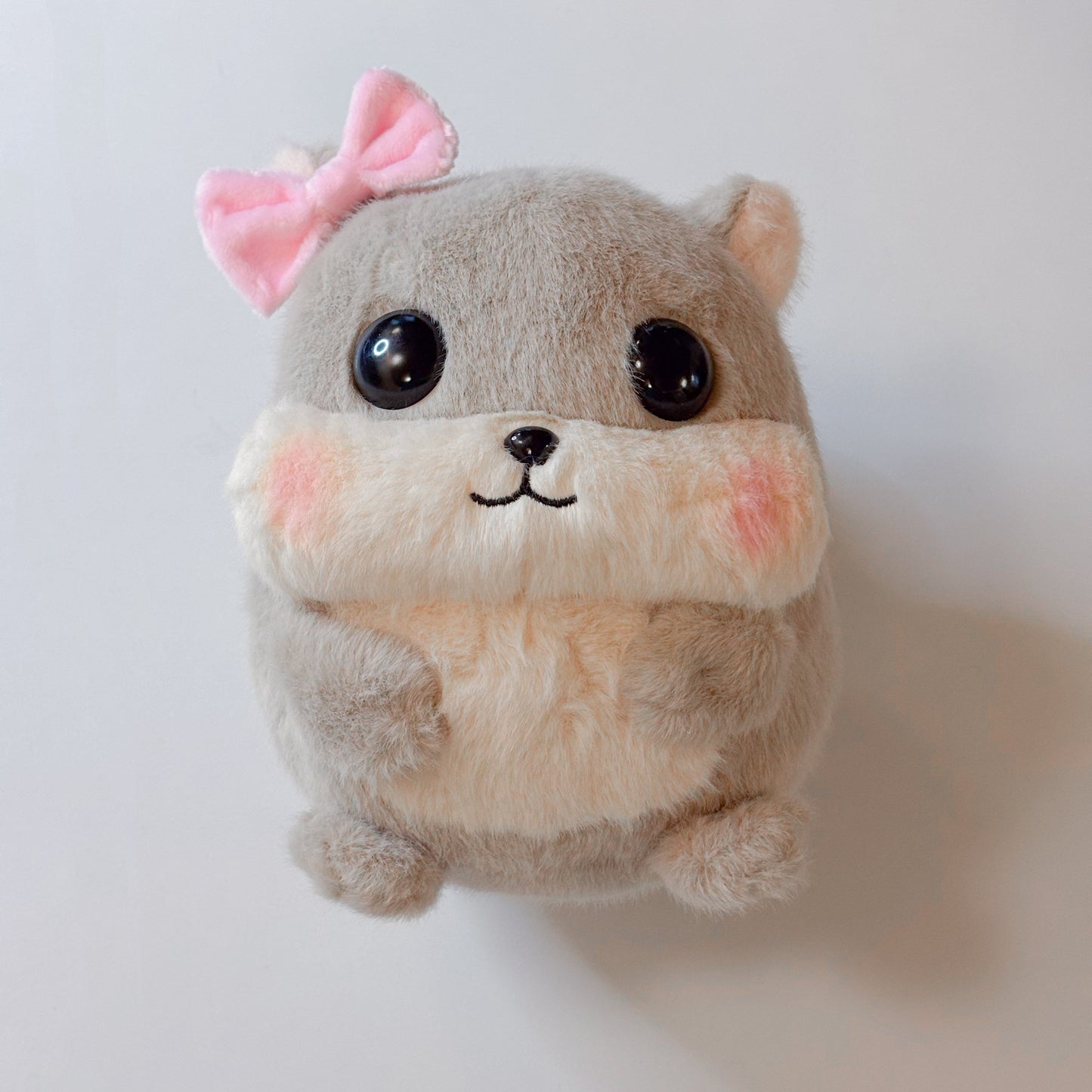 Original LustigerHamsti – Plüschtier mit Schleife 🐹💖 (ohne Sound)
