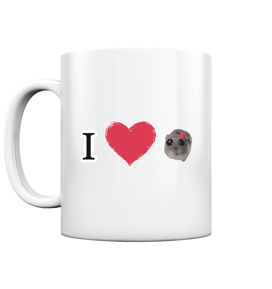 I Love Hamsti - Tasse glossy