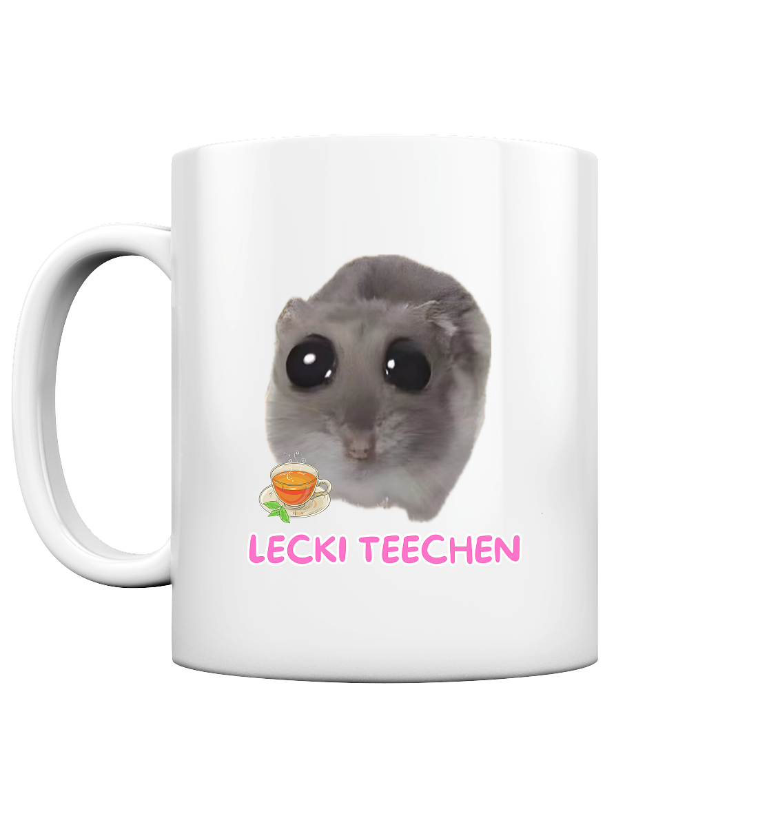 Lecki Teechen Hamsti ohne Schleife- Tasse glossy