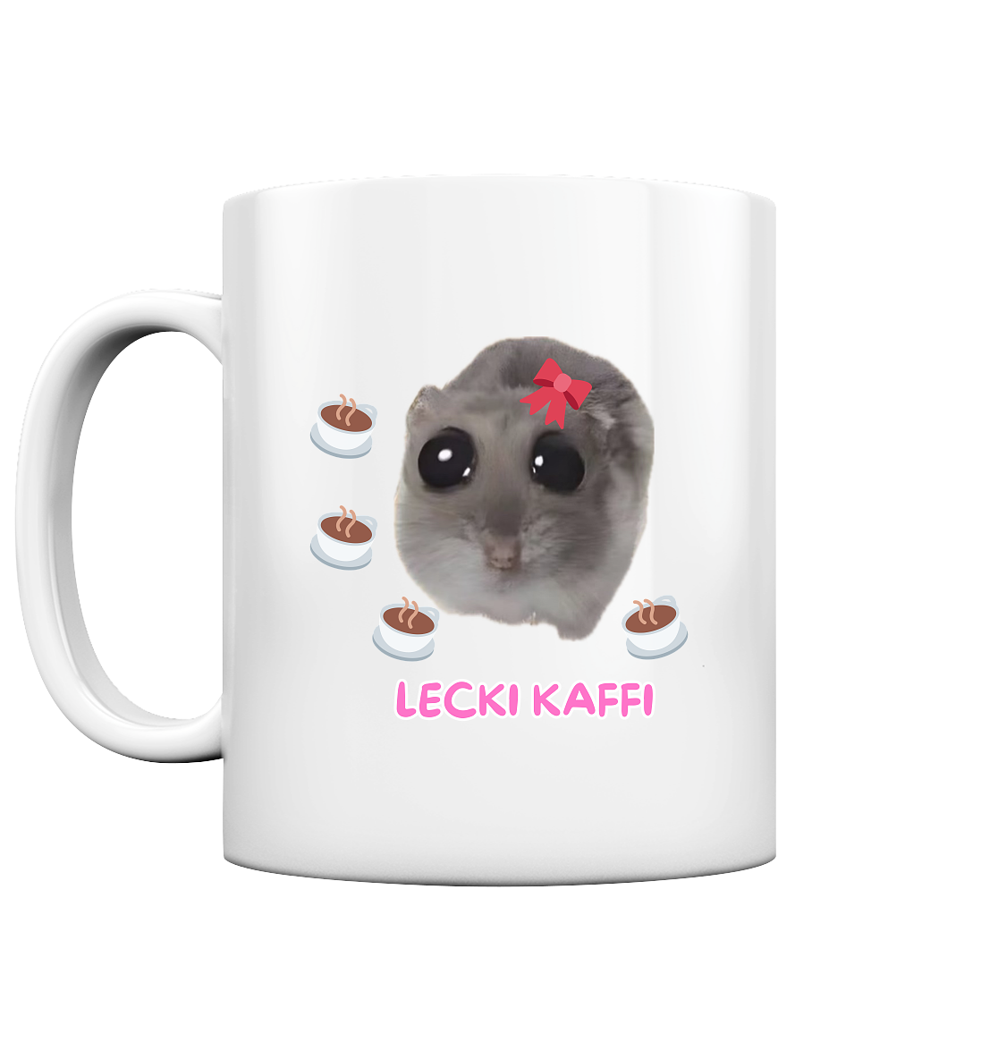 Lecki Kaffi-Tassen mit Schleife - Tasse glossy