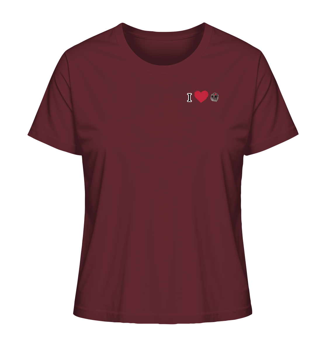 I Love Hamsti - Ladies Organic Shirt