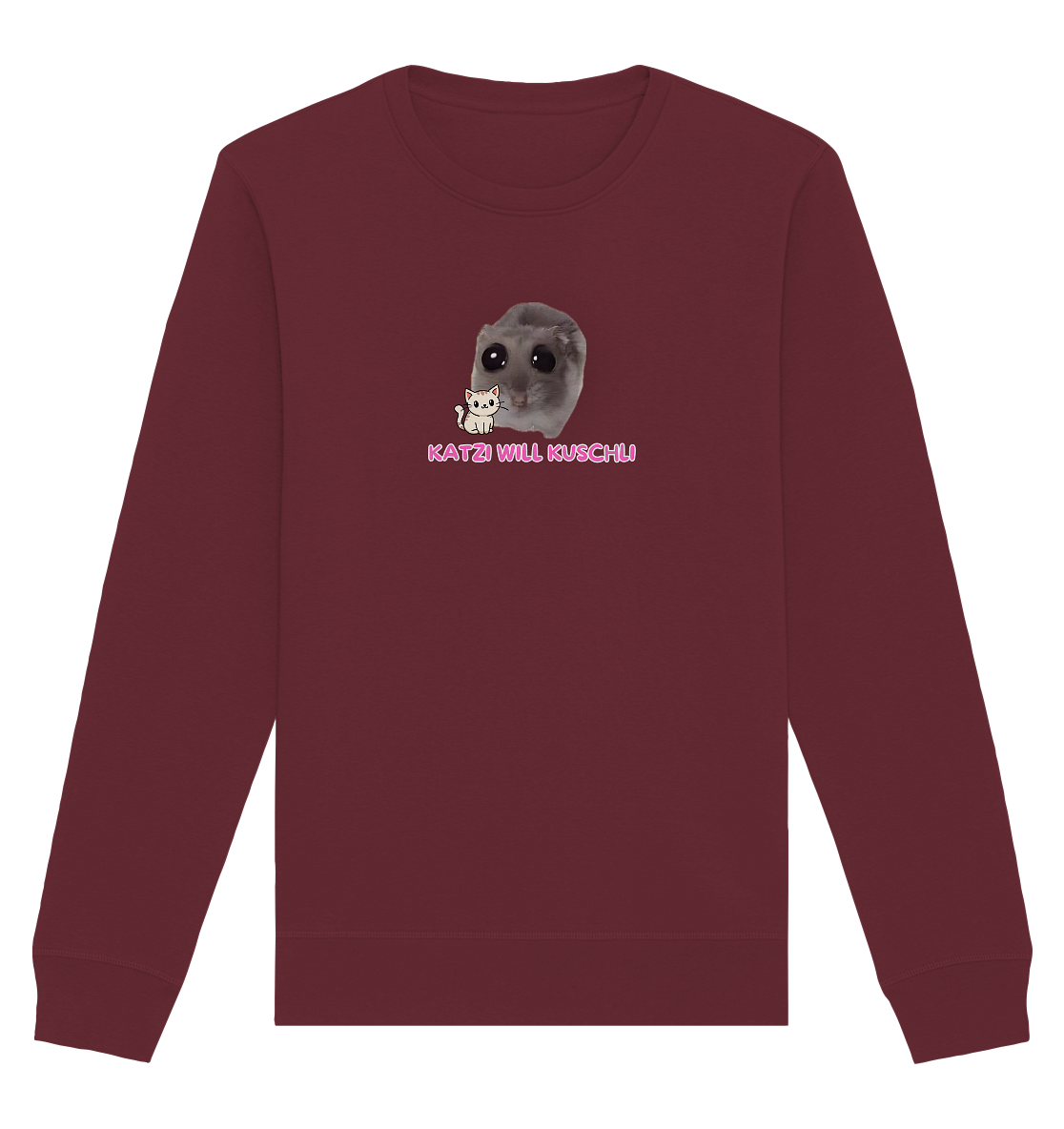Katzi will Kuschli - Organic Basic Unisex Sweatshirt