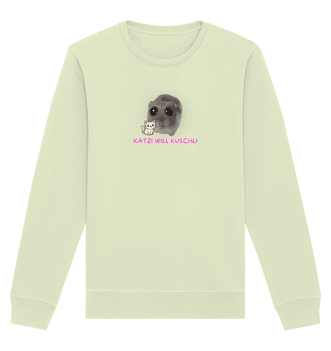 Katzi will Kuschli - Organic Basic Unisex Sweatshirt