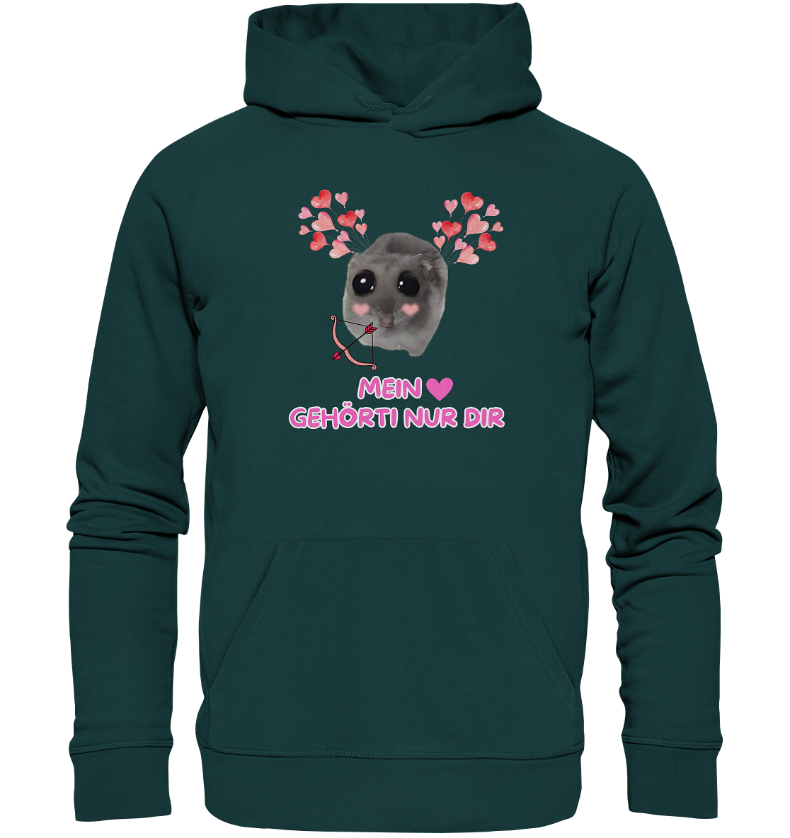 Mein Herz gehörti nur Dir - Organic Hoodie