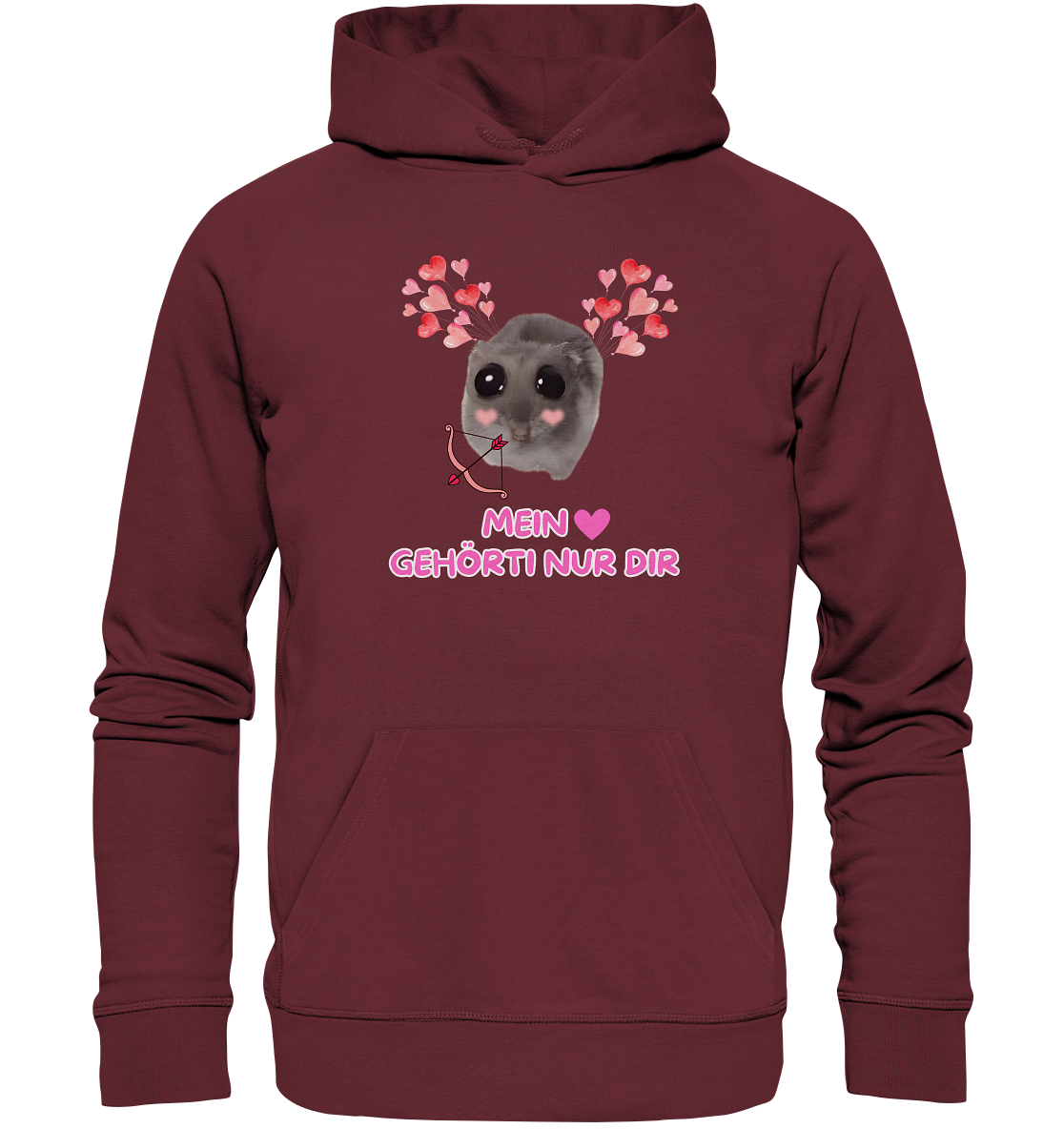 Mein Herz gehörti nur Dir - Organic Hoodie