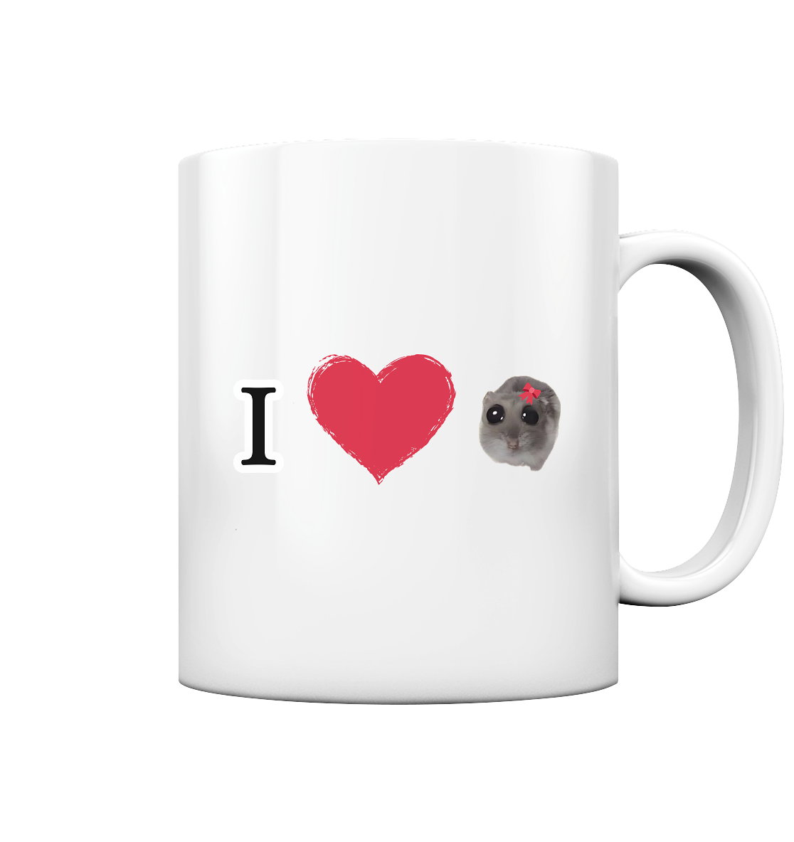 I Love Hamsti - Tasse glossy