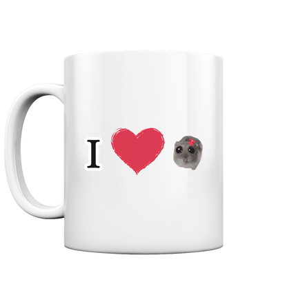 I Love Hamsti - Tasse glossy