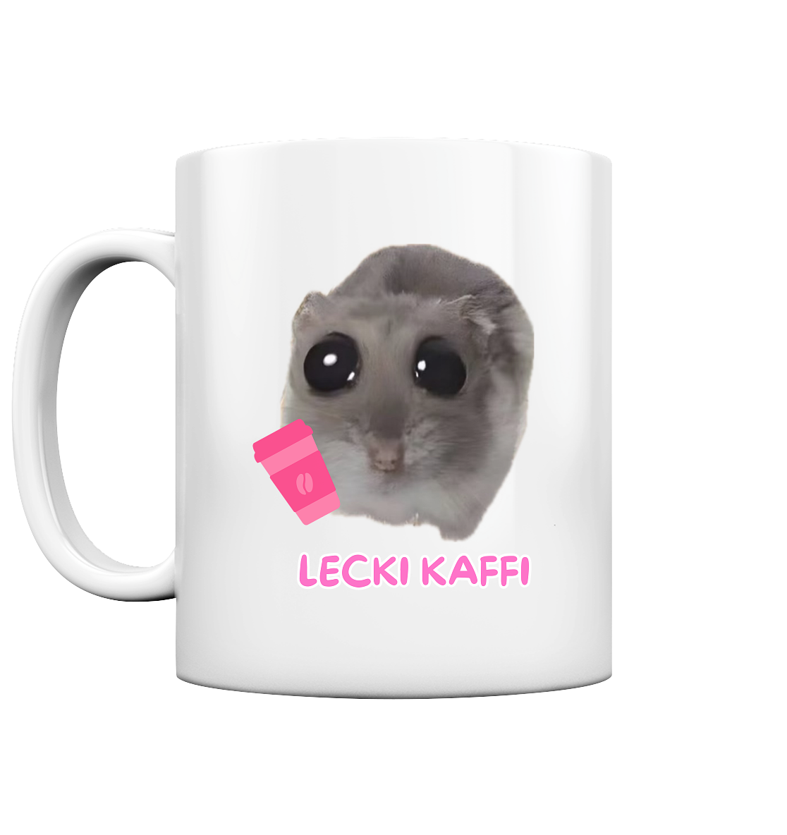 Lecki Kaffi Hamsti ohne Schleife - Tasse glossy