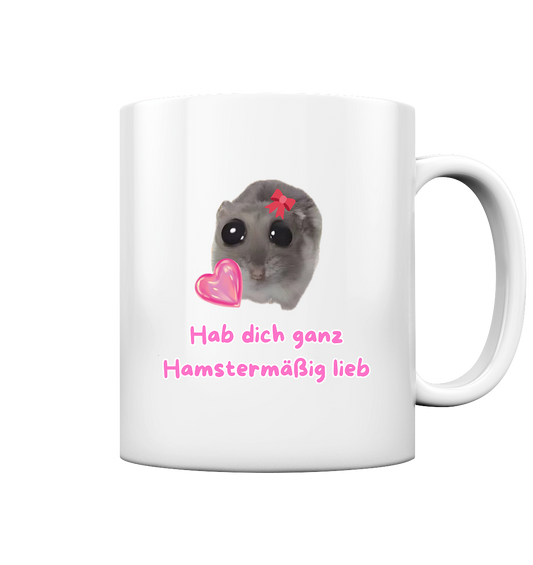 Hamstermäßig - Tasse glossy