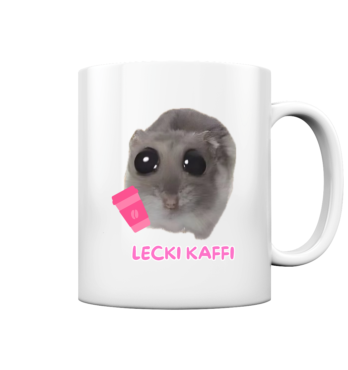 Lecki Kaffi Hamsti ohne Schleife - Tasse glossy