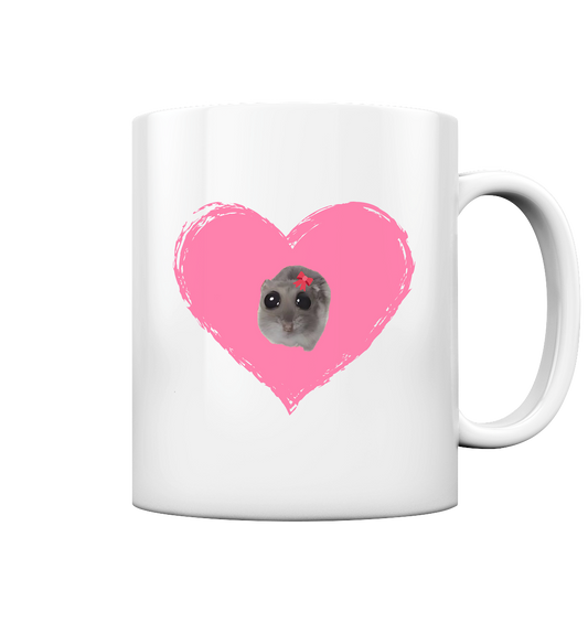 Herz Hamsti - Tasse glossy